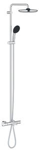 Grohe Vitalio Start - Zuhanyszett kádtermosztáttal, 25 cm átmérőjű, 2 fúvókával, krómozott 26988001