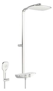 Hansa Emotion - Zuhanyszett termosztáttal, 360x220 mm, 3 fúvóka, fehér/króm 5865017182