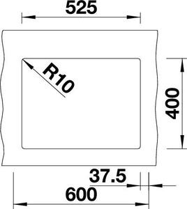 BLANCO SUBLINE 340/160-U, BLA-523548