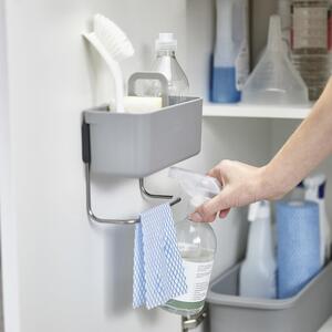 Szürke fali műanyag mosogatóeszköz tartó DoorStore – Joseph Joseph
