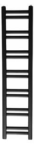 Regnis Retro, fűtőelem 300x900mm, 401W, matt fekete, RETRO90/30/D260/FEKETE