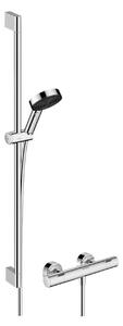Hansgrohe Pulsify Select S - Zuhanyszett termosztáttal, 3 vízsugár, EcoSmart, króm 24261000