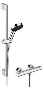 Hansgrohe Pulsify Select S - Zuhanyszett termosztáttal, 3 vízsugár, EcoSmart, króm 24272000