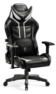 Gamer szék Diablo X-Ray 2.0 Small Size, fekete-fehér