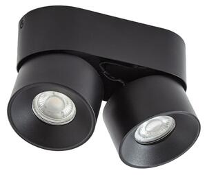 Mennyezeti Lámpa PRIOS, Rotari basic, dimmable, Fekete, Nappali, Fém, Modern