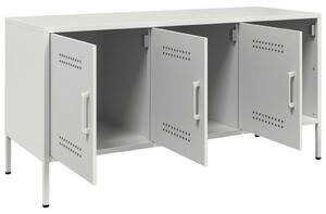 VidaXL Acél TV-szekrény - Fehér - 100,5x39x50,5 cm