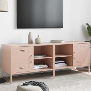VidaXL Acél TV-szekrény Szett - 2 db - Rózsaszín - 68x39x50,5 cm