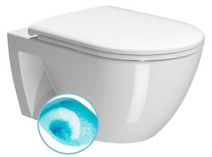 GSI GSI, PURA ECO függo WC csésze, Swirlflush, 55x36 cm, fehér ExtraGlaze, 880711