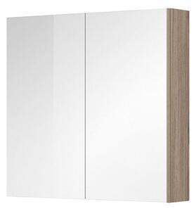 Mereo Mereo, Aira, fürdőszoba konyha 60 cm vagy 80 cm, tükör szekrény, 2x ajtók, kronberg tölgy, MER-CN717GD