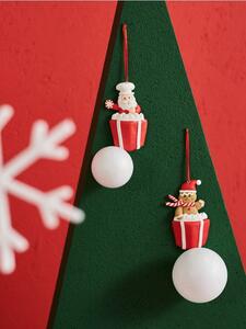 Sinsay - Karácsonyi díszek 2 pack - piros