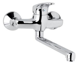 Mereo Mereo, Mosogató fali csaptelep, Sonata, lapos szíjjal 160 mm, króm, MER-CB30202N