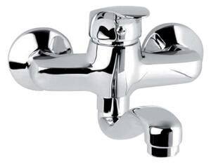 Mereo Mereo, Falra szerelhető mosogató csaptelep, Sonata, ívelt lapos karral 210 mm, króm, MER-CB301AN