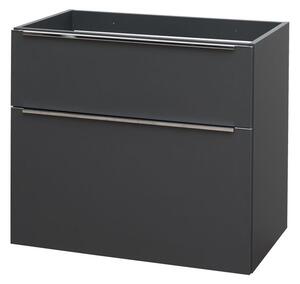 Mereo Mereo, Mailo, fürdőszoba szekrény 81 cm, antracit, MER-CN531S