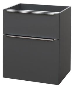Mereo Mereo, Mailo, fürdőszoba szekrény 61 cm, antracit, MER-CN530S