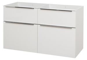Mereo Mereo, Mailo, fürdőszoba szekrény 121 cm, fehér, MER-CN513S
