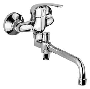 Mereo Mereo, Falra szerelhető csaptelep lakásba. mag, Lila, kar átm. 18 mm - 330 mm, tartozékok nélkül, MER-CBEE60203
