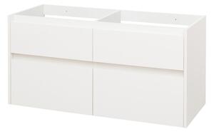 Mereo Mereo, Opto, fürdőszoba szekrény 121 cm, fehér, MER-CN913S
