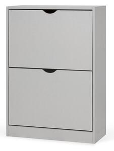 Szürke billenő ajtós cipőtartó 50x82x24 cm Stelo – Bonami Essentials