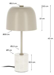 Alish bézs asztali lámpa - Kave Home