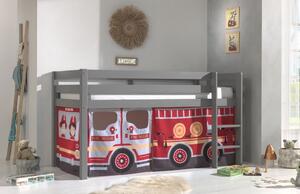 Gyerek függöny ágyhoz 196,5x86,5 cm Fire Truck - Vipack