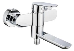 Mereo Mereo, Fürdőkád fali csaptelep összecsukható karral, Viana, tartozékok nélkül, 150 mm, króm, MER-CBE90203