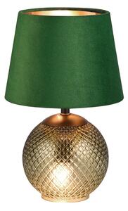 Zöld-bronzszínű asztali lámpa (magasság 29 cm) Jonna – Trio