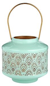 WABI SABI lámpás fém 16cm, türkiz