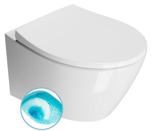 GSI GSI, MODO falra szerelhető WC csésze, Swirlflush, 37x52 cm, fehér ExtraGlaze, 981611