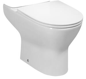 Bruckner Bruckner, DARIO RIMLESS WC csésze kombihoz, alsó/hátsó hulladék, fehér, 201.401.4