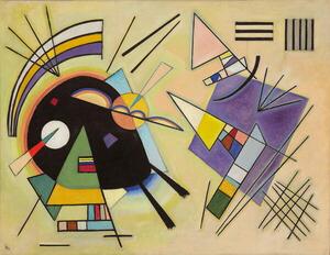 Kandinsky, Wassily - Festmény reprodukció Black and Violet; Schwarz und Violett, 1923, (40 x 30 cm)