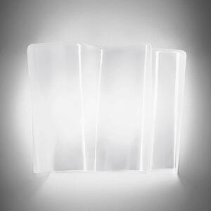 Artemide Logico Mini fali lámpa szélessége 25,3 cm, dimmelhető, Fehér / opál, Nappali / Étkező, Üveg, Dizájn