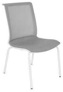 GRO-Level 4L WS White modern tárgyalószék hálós háttámlával
