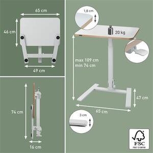 Ülő/álló laptop asztal, LEITZ Ergo (E65880001)