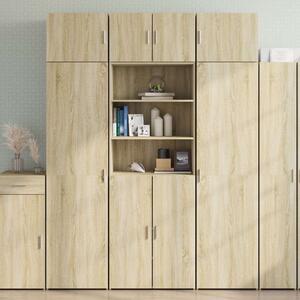 VidaXL sonoma tölgy színű szerelt fa magasszekrény 70 x 42,5 x 185 cm