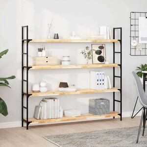 VidaXL Akácfa Fali Polc - 2 db - 140cm