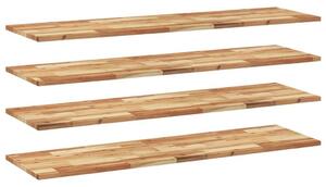 VidaXL Akácfa Fali Polc - 4 db - 140x40 cm