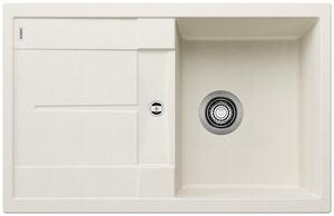 Blanco Metra 45 S, szilgránit mosogató 780x500x190 mm, 1 kamrás, puha fehér, BLA-527106