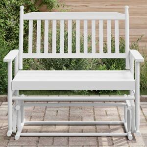 VidaXL fehér tömör nyárfa hintapad 118 x 70 x 104,5 cm