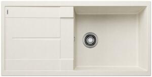 Blanco Metra XL 6 S, szilgránit mosogató 1000x500x190 mm, 1 kamrás, puha fehér, BLA-527124