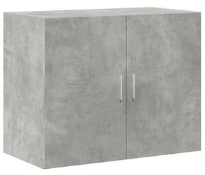 VidaXL betonszürke szerelt fa faliszekrény 80 x 42,5 x 64 cm