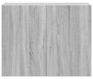 VidaXL szürke sonoma színű szerelt fa faliszekrény 80 x 42,5 x 64 cm
