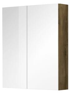 Mereo Mereo, Aira, fürdőszoba konyha 60 cm vagy 80 cm, tükör szekrény, 2x ajtók, Kronberg tölgy, MER-CN716GH