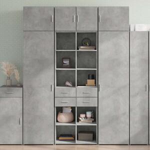 VidaXL betonszürke szerelt fa magasszekrény 70 x 42,5 x 185 cm