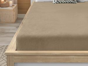 Mikroplüss lepedő SOFT 90x200 cm barna