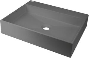 Deante Correo, gránit munkalap mosogató 500x400x125 mm, antracit metál, DEA-CQR_TU5S