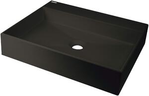 Deante Correo, gránit munkalap mosogató 500x400x125 mm, fekete matt, DEA-CQR_NU5S