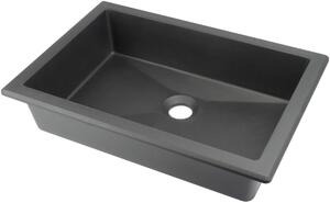Deante Correo, gránit mosogató 500x350x140 mm, antracit metál, DEA-CQR_TU5U