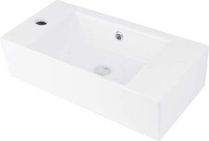 Deante Hiacynt, kerámia mosogató 510x250x135 mm, bal, fényes fehér, DEA-CDY_6U2L