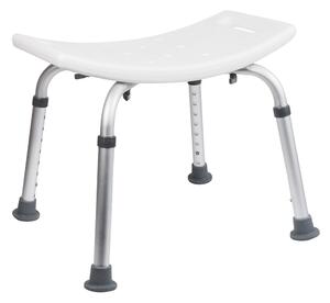 BISK Erga Handicap PRO, téglalap alakú zuhanyszék 495x450x560 mm, fehér, ERG-06218