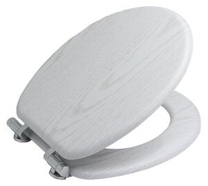 BISK Erga, WC WC ülőke MDF-ből, lassan záródó, fehér, ERG-08222